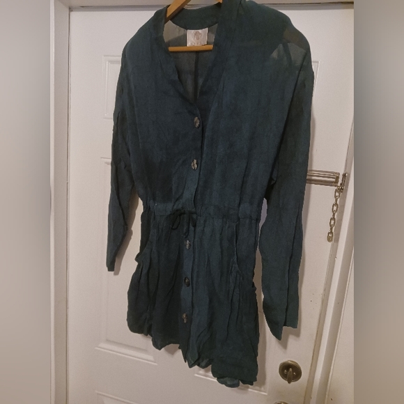 MZM Sport Light Weight Rayon Blouse Small👚Women,Adjustable Waist.🛍 - Picture 6 of 10